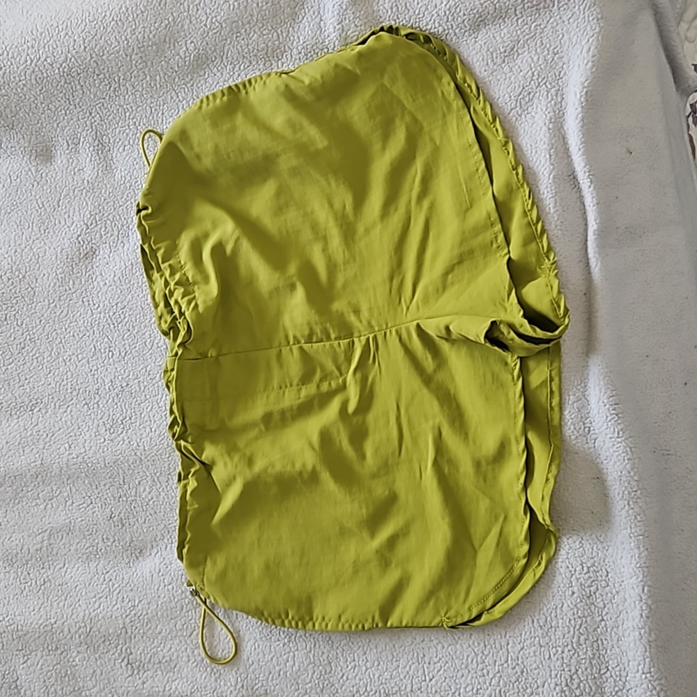 Happily Grey Lime Greem Shorts with elastic waist Size Small NWT